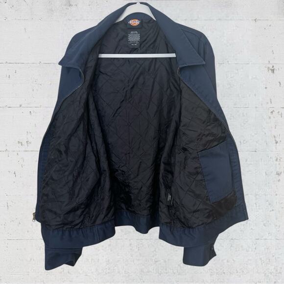 Dickies Insulated Twill Eisenhower Mens Lightweight Work Jacket Size XXL Blue - Picture 4 of 10